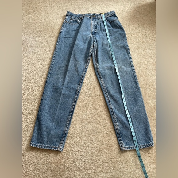 Eddie Bauer Blue Jeans - Low Rise - Women - Size: 14 - Picture 3 of 8